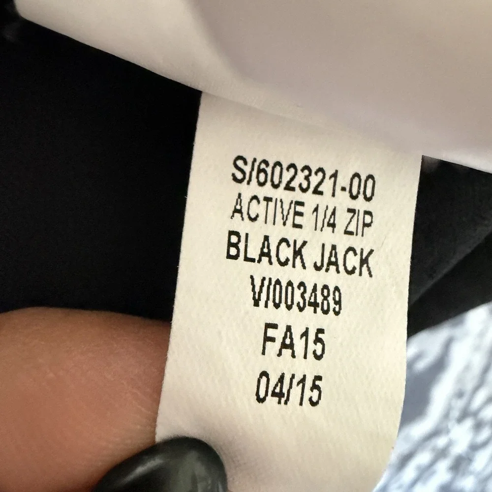 Old Navy Active 1/4 Full Zip Long Sleeve Athletic Youth Large 10-12 Black Green